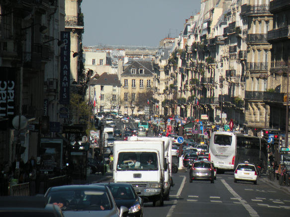  compression de la rue de Rennes